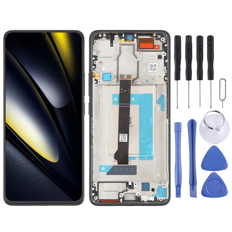 شاشة LCD أصلية شاومي Poco F6 مع إطار