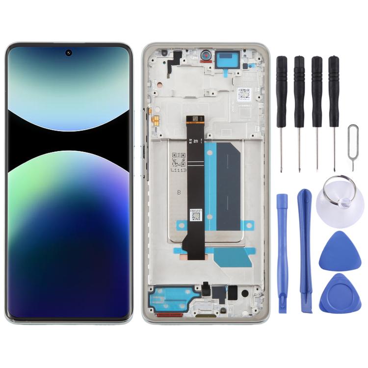 Original Xiaomi Redmi Note 14 Pro+ 5G LCD screen with frame