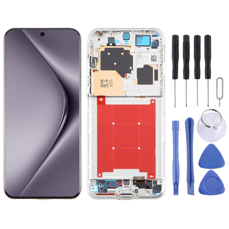 شاشة LCD أصلية كاملة مع إطار لهاتف هواوي Pura 70 Pro