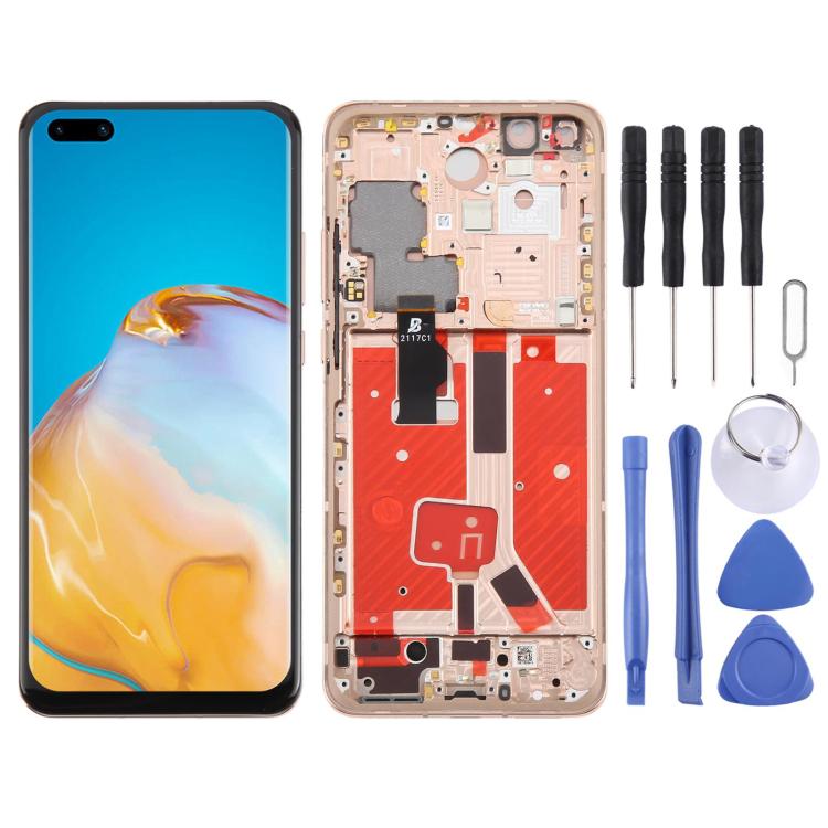 TFT LCD screen with frame for Huawei P40 Pro (without fingerprint)