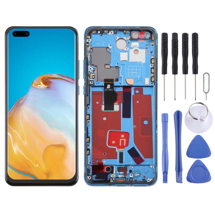 TFT LCD screen with frame for Huawei P40 Pro (without fingerprint)