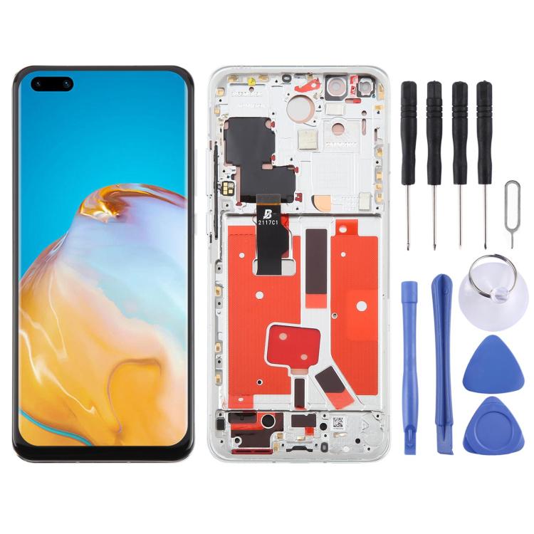 TFT LCD screen with frame for Huawei P40 Pro (without fingerprint)