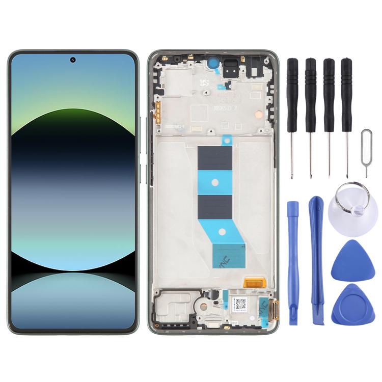Original full LCD screen with frame for Xiaomi Redmi Note 14 Pro 5G