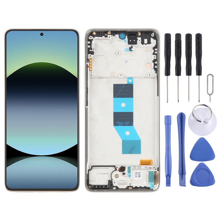 Original full LCD screen with frame for Xiaomi Redmi Note 14 Pro 5G