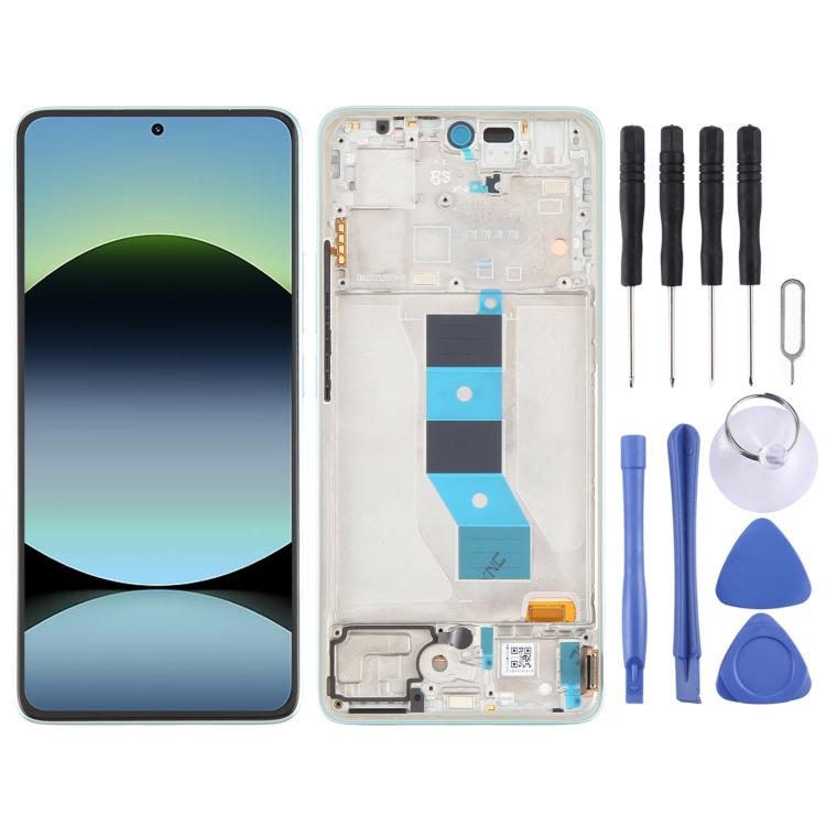 Original full LCD screen with frame for Xiaomi Redmi Note 14 Pro 5G