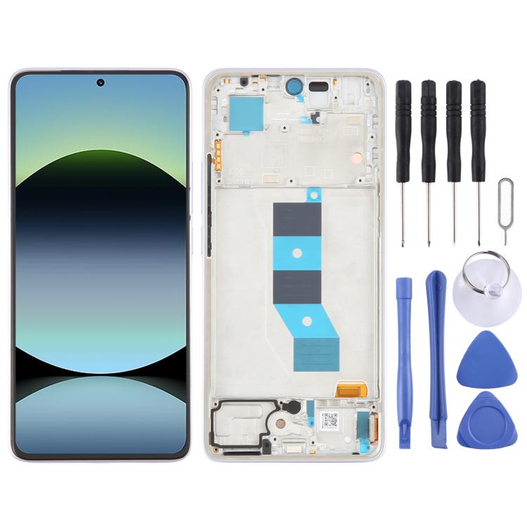 Original full LCD screen with frame for Xiaomi Redmi Note 14 Pro 5G