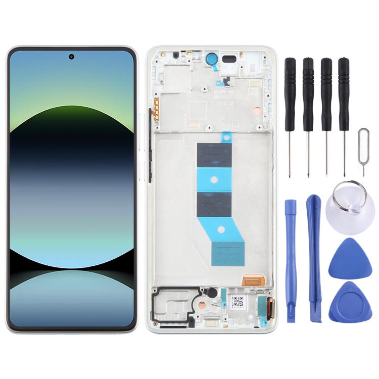 Original full LCD screen with frame for Xiaomi Redmi Note 14 Pro 5G