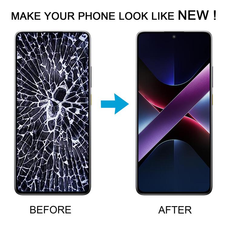 شاشة AMOLED أصلية شاومي Poco X7 Pro مع إطار